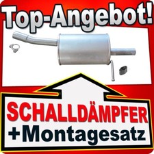 Endschalldämpfer  für DACIA DUSTER 1.5 dCi  107 110 PS Auspuff