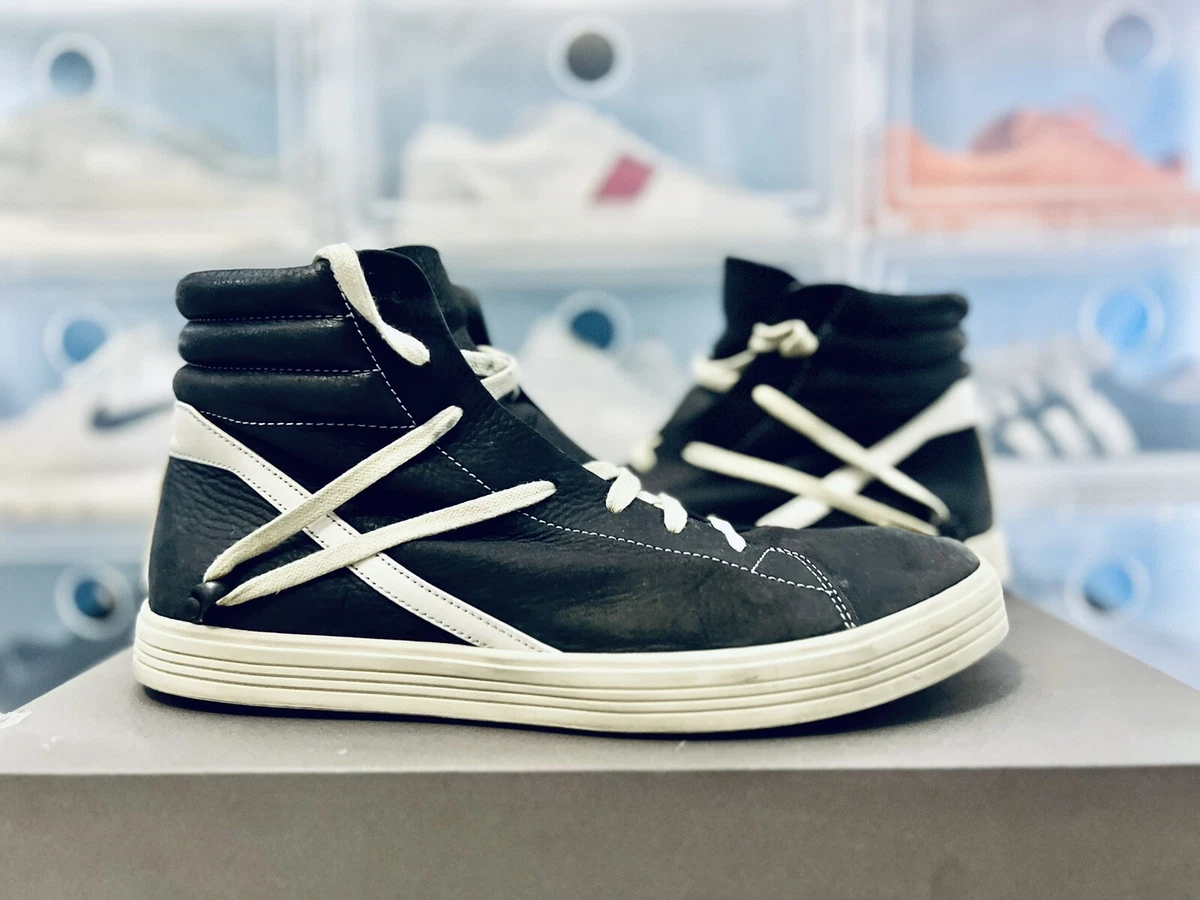 Rick Owens Geothrasher High Black/Milk - Eu 44