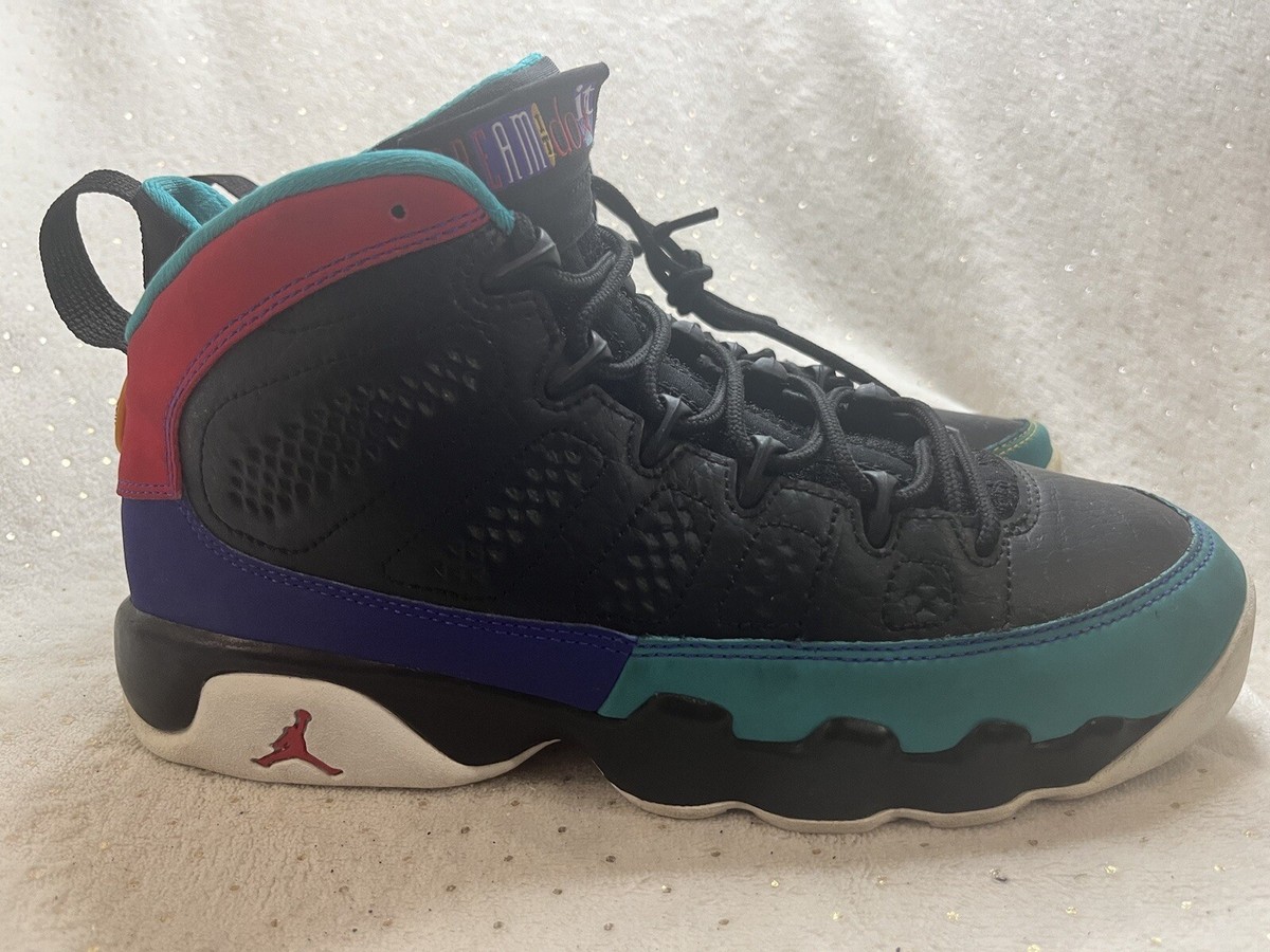 Nike Air Jordan 9 Retro Dream 302359–065 Leather Black Multicolor