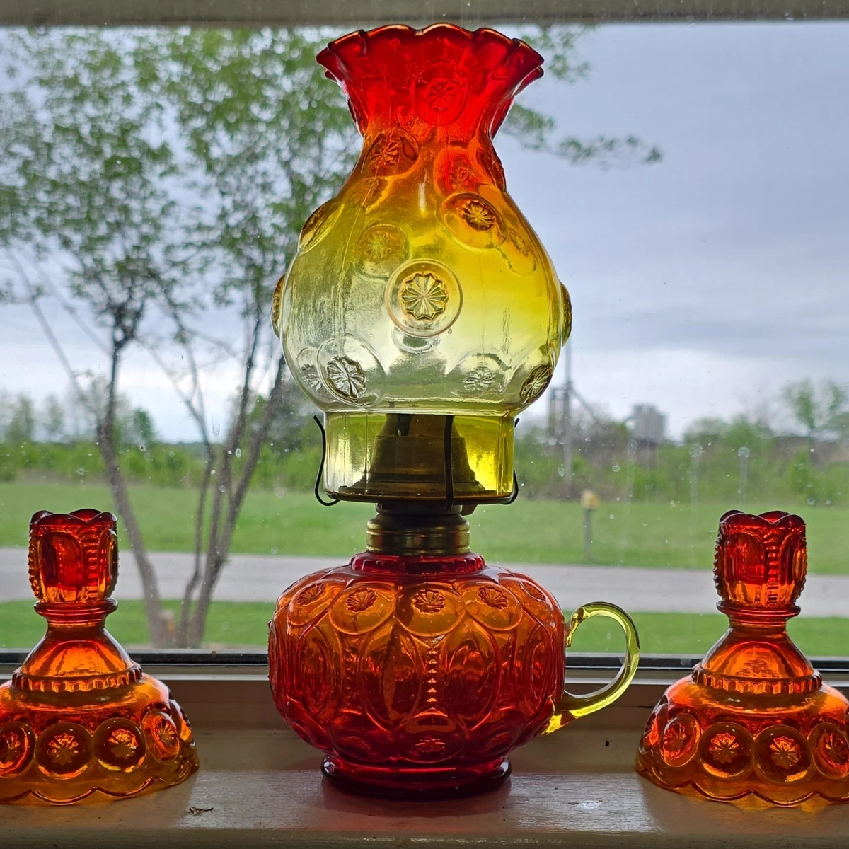 Red Oil Lantern In Collectible Oil Lamps for sale | eBay