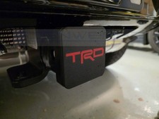 Trd Red Black Tow Hitch Cover For 2 Tow Hitch Waterproof