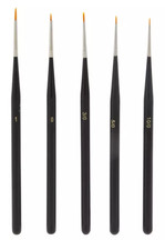 Hobby Paint Brushes - 5 Piece Set