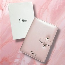CHRISTIAN DIOR Faux Leather Agenda Notebook Notepad Cover Pink Limited jp