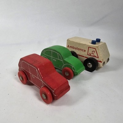 Brio ELC Holz Krankenwagen grün Wagen rot Wagen Oldtimer Zug Anbau Zubehör