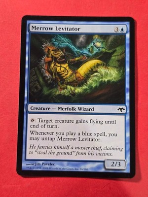 2008 Magic The Gathering Eventide #26 Merrow Levitator, C, NF, cd1