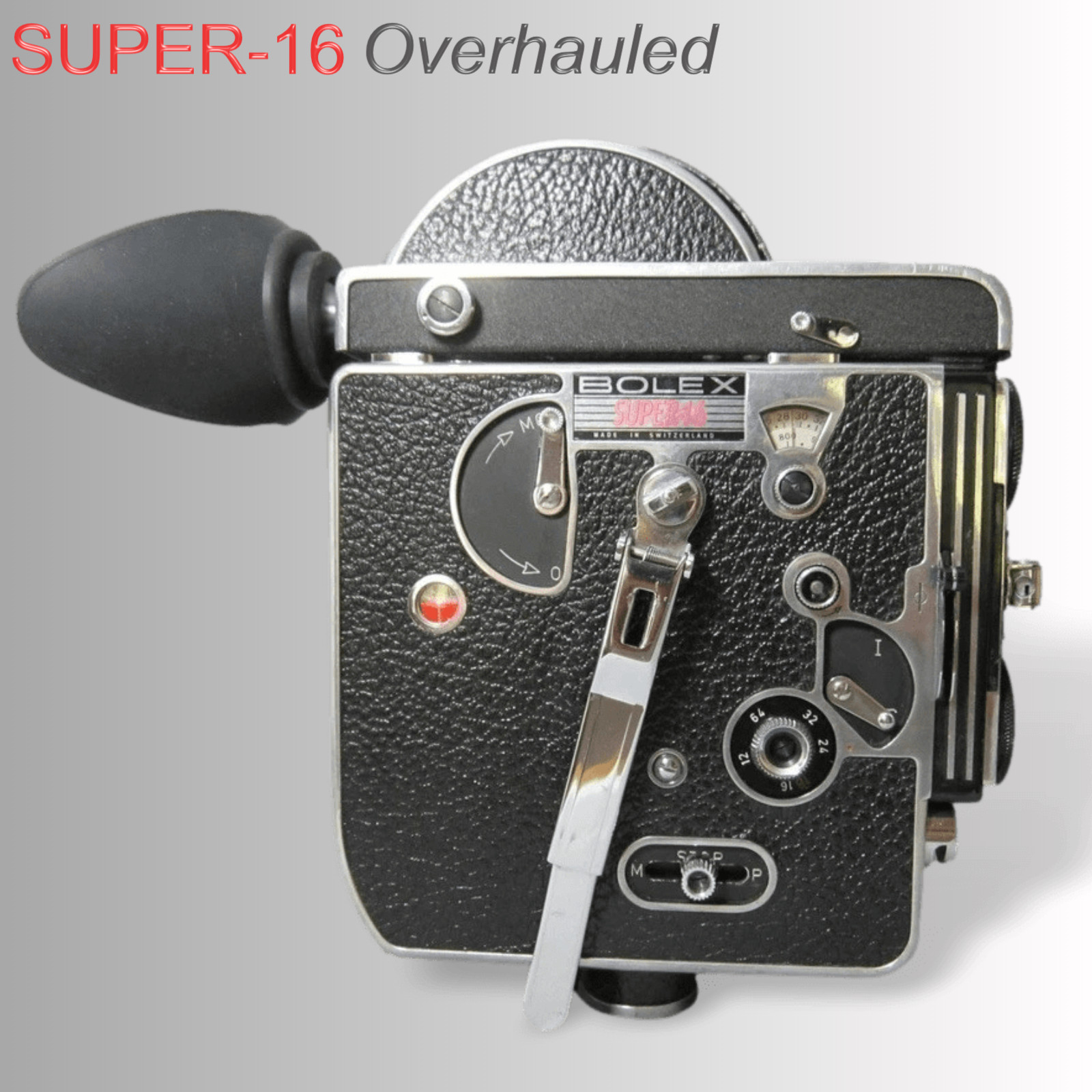 SUPER-16*   BOLEX REFLEX S16 MOVIE CAMERA, 1.3/12.5MM C-MOUN