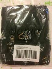 Soma Embraceable M Super Soft High Leg Brief Holiday Cheer Black Lace Waist