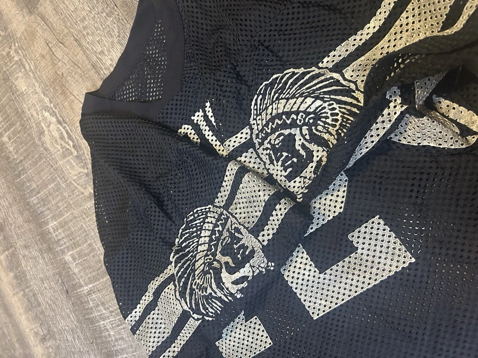 复古 90 年代 Russell 运动短网眼橄榄球球衣 M 码 — 第 4/4 张图片