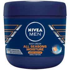 Nivea Men All Seasons Moisture Body Cream, 13.5oz (400ml)