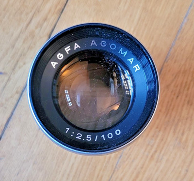 Agfa AGOMAR Objektiv 1:2,5 / 100 mm für Diaprojektoren