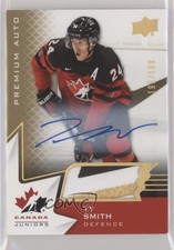 2020-21 Team Canada Juniors Men's U-20 Autos 195/199 Ty Smith #40 Patch Auto jt3