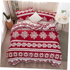 Christmas Duvet Queen No duvet insert in set Christmas Snowflake Pattern