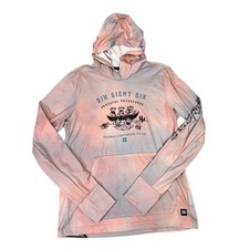 686 Everywhere Hoodie Small Grateful Adventures Graphic Sun Hoodie Peach Pink