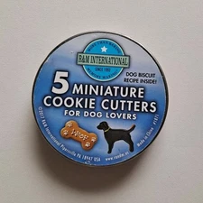 R&M International Mini Dog Treat Cutters, Paw, Dog, Fire Hydrant, Bone, House