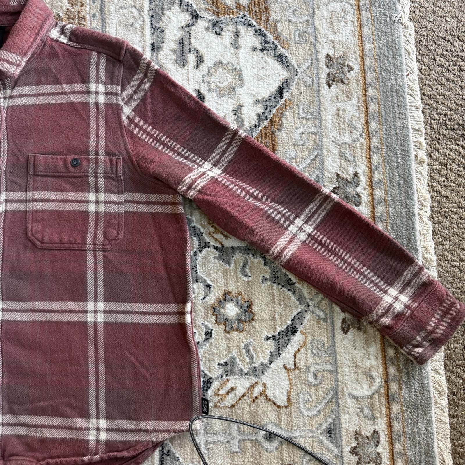 Mountain Hardware Women’s Plusher Button Plaid Fl… - image 3