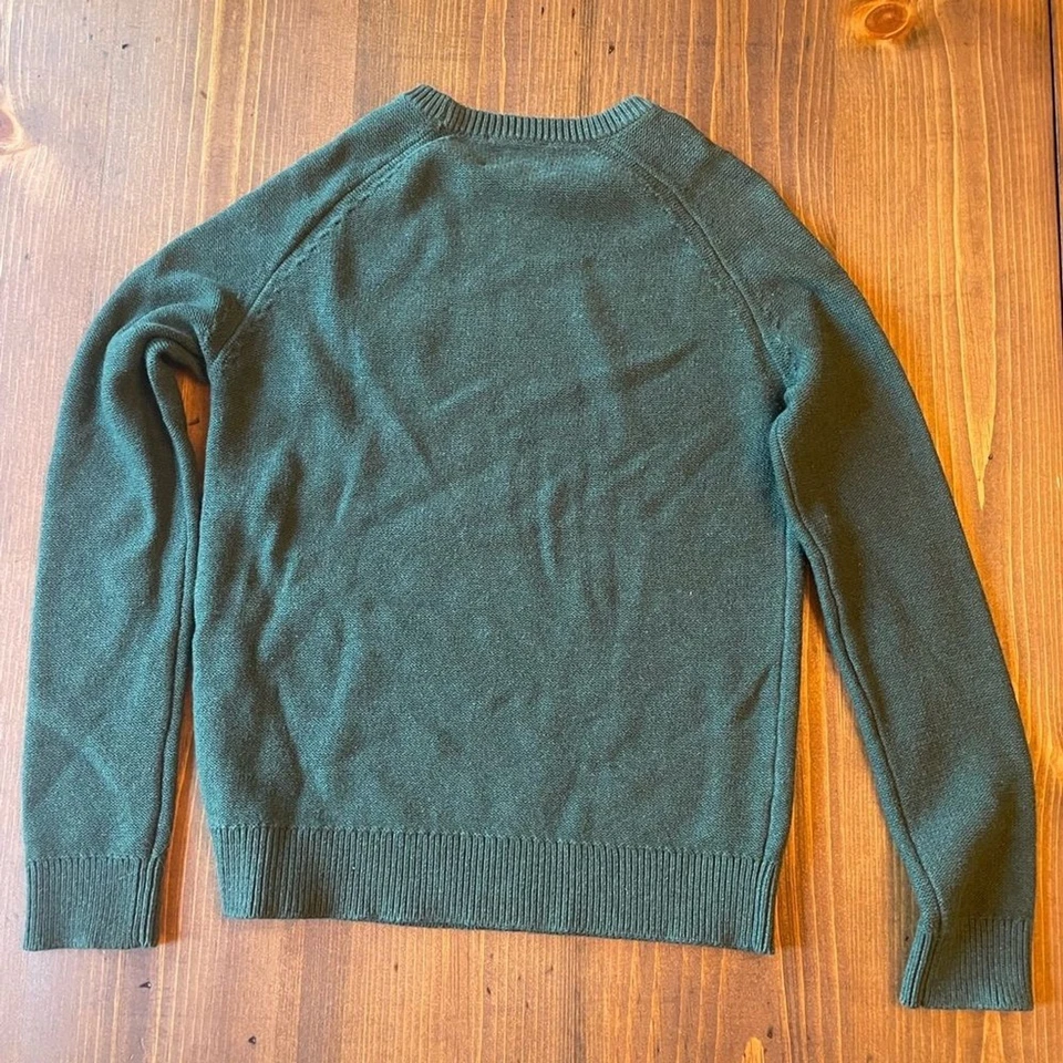 Class Club Niños Cuello Redondo Suéter Verde Talla 10/12 Foto 3 de 3