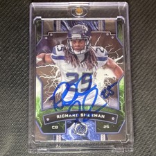 2011 Topps Richard Sherman Autographed Card #94 Seattle Seahawks NFL