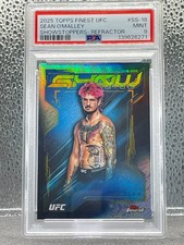 Sean O'Malley 025 Topps Finest UFC #SS-18 PSA 9 Refractor Showstoppers
