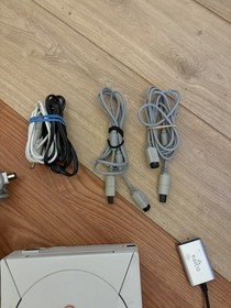 GDEMU Modded SEGA Dreamcast LOT. 2 Controllers, 2 Rumble Packs, 2 Memory Cards