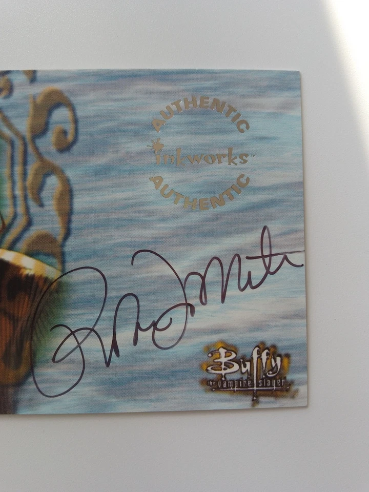 Robia LaMorte Inkworks 1999 Buffy The Vampire Slayer autógrafo A8 calendario Jenny Foto 4 de 4