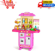 Toddler Play Kitchen Playset Kitchen Toys for Kids Ages 3