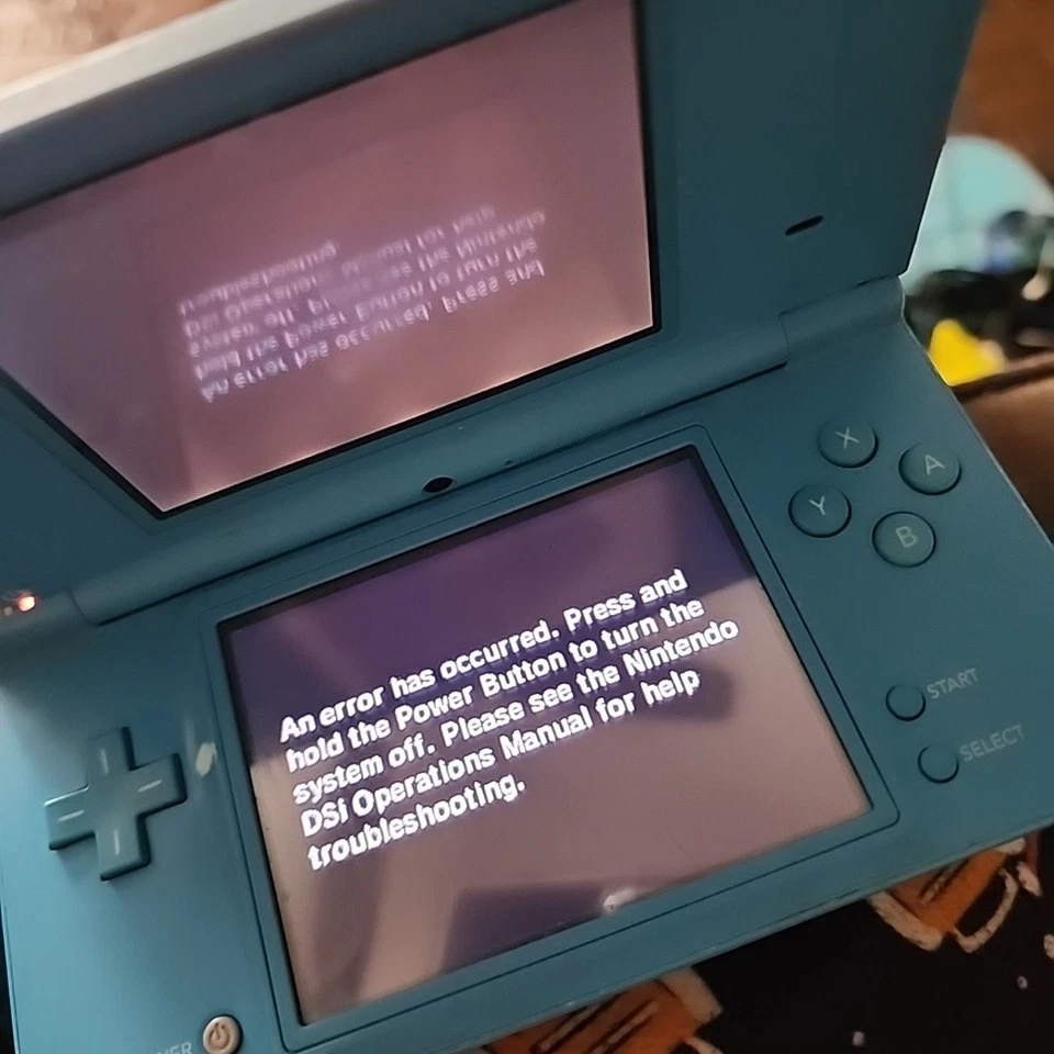 READ TEAL BLUE Nintendo DSi Handheld Game System for Parts/Repair - Image 2 of 4