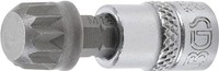 "Bit-Einsatz | Antrieb Innenvierkant 6,3 Mm (1/4\") | Innenvielzahn (FüR Xzn) M12"