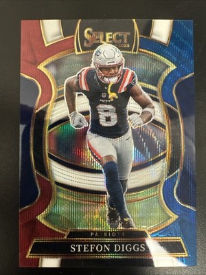 2025 Panini Select - Concourse Stefon Diggs #79 Tri-Color Prizm /399