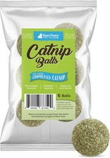 Raw Paws Catnip Balls 6 Pack Interactive Toy for Indoor Cats
