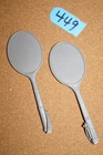 Vintage Free Moving Cara, Ken, PJ, Barbie Gray Tennis Racket ONLY - Set of 2