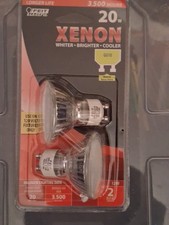 FEIT ELECTRIC MR16/GU10 XENON 20 WATT 120 VOLT BI- PIN LAMP 2 PACK