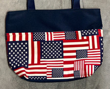 The Pocketbag Purse Handbag Bag Book Satchel - Patriotic American Flag Design