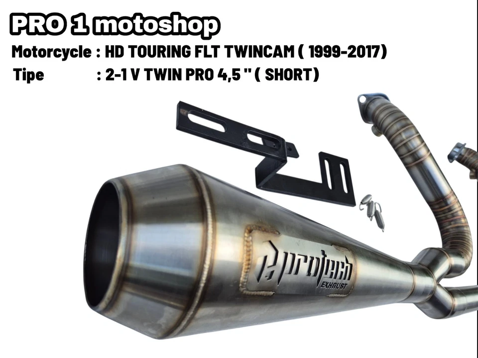 Escape Harley-Davidson Fit FLHRXS 2 em 1 FLHRS FLHR Road King FLHRC 2-1 2013 - Imagem 2 de 4