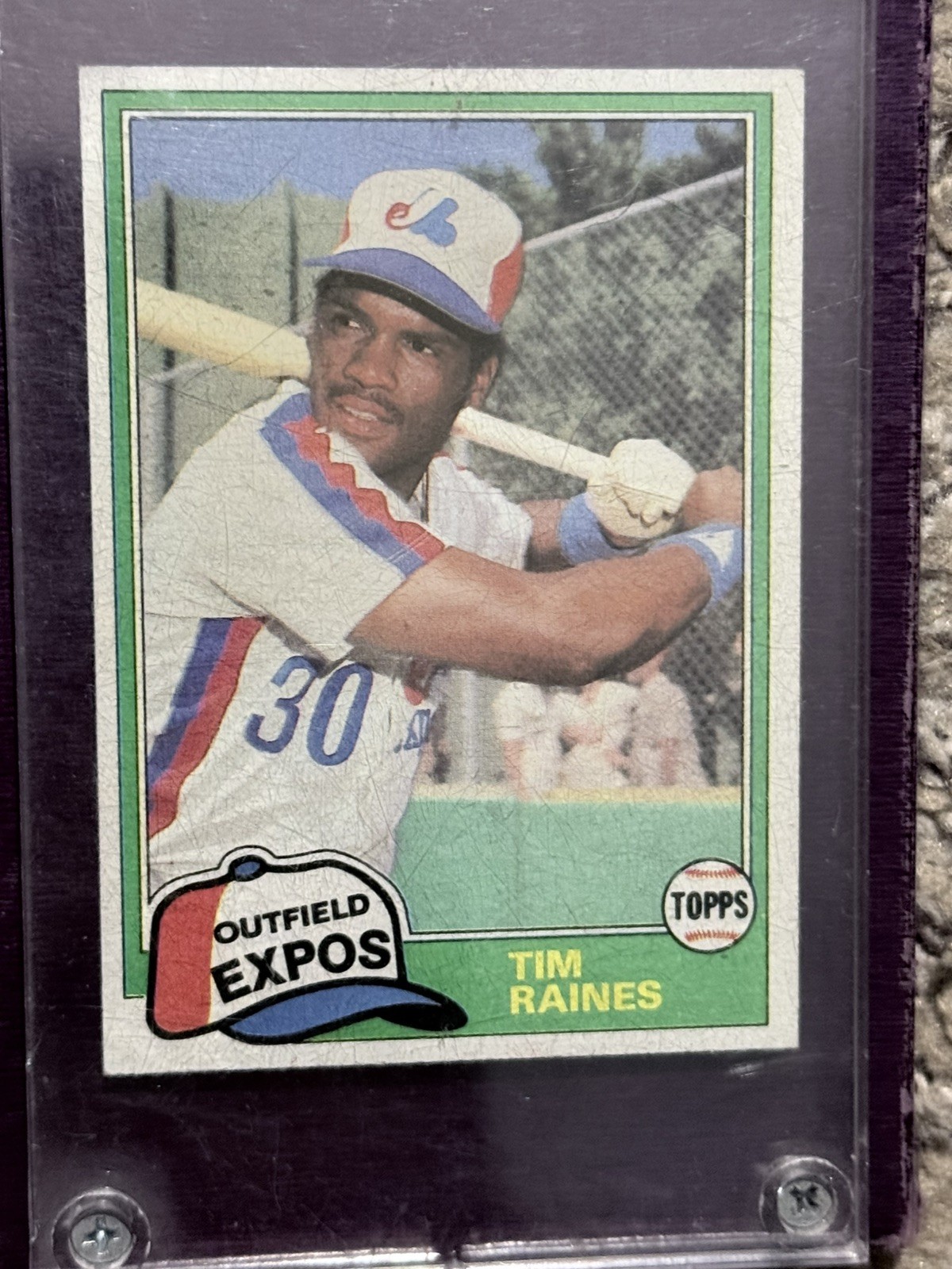 Tim Raines 1981 Topps Traded #816