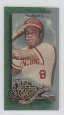 2022 Topps Allen & Ginter Chrome Mini Green Refractor 26/99 Joe Morgan HOF 7ba