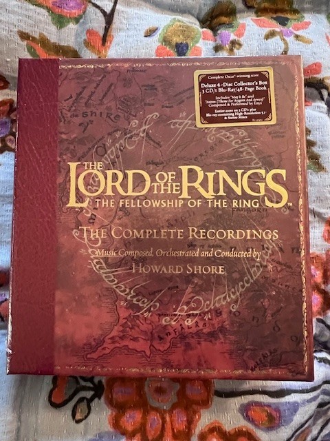 Lord of the Rings Fellowship Of The Ring Complete Recordings 3x CD + Blu-ray Box