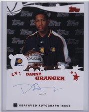 2005-06 Topps Rookie Photo Shoot Jumbo Auto Danny Granger Auto 3c7