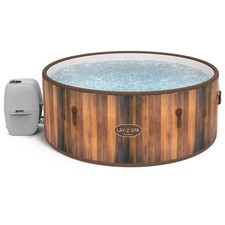 Lay-Z-Spa Helsinki Airjet 5-7 Person Inflatable Hot Tub, Brown