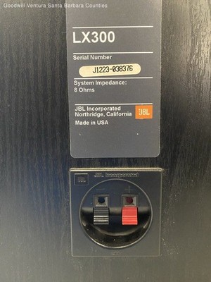 Pair of JBL LX300 Bookshelf Speakers - Tested | eBay