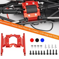 Alum Transmission Mount Center Skid Plate for 1/18 FMS FCX18 LC80 RC Off Truck