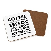 Gift Base GeträNkeuntersetzer Aus Hartpappe 9X9 Cm Lustig Spruch