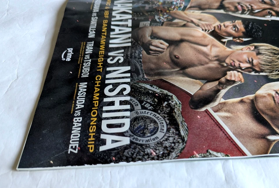 Boxing Program Junto Nakatani vs Ryosuke Nishida WBC/IBF Unification & Tenshin - Image 3 of 4
