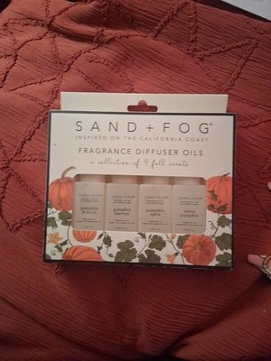 Sand Fog Fragrance Diffuser Oils 4 Fall Scents Pumpkin Birch Harvest Spice White