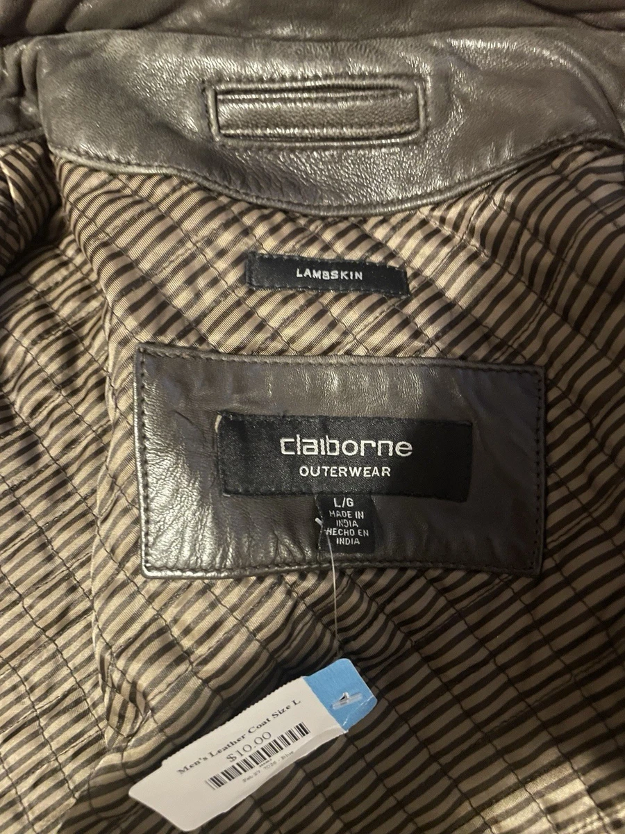 Claiborne Leather Outer Shell Coats, Jackets & Vests for Men for