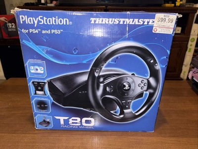 Thrustmaster T80 Gaming Racing Wheel & Pedals For PlayStation 3 & 4, **WORKS**