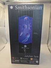 Smithsonian JellyFish Simulation Figures Aquarium Tank With LED Lights