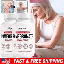 Alevia Pomegranate Capsules 60ct Organic Extract Antioxidant US
