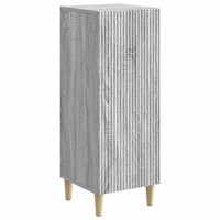 Sideboard Grau Sonoma Nachbildung 33X34,5X90 Cm Holzwerkstoff