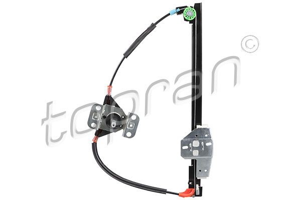 Fensterheber Hinten Links Topran 103 593 FÜR VW Scheibenheber Fenstermechanismus-image