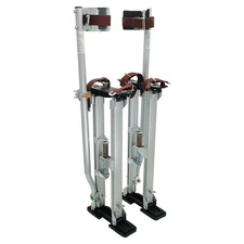 Drywall Stilts Walking Taping Professional Aluminum Tool Stilt 24"-40" for Sh...